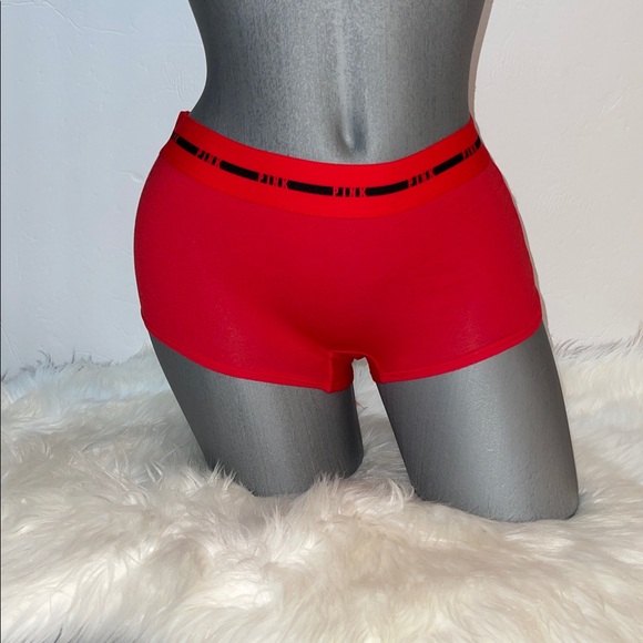 VICTORIAS SECRET PINK LOGO WAISTBAND BOYSHORT UNDERWEAR PANTY. NWT - Picture 3 of 14